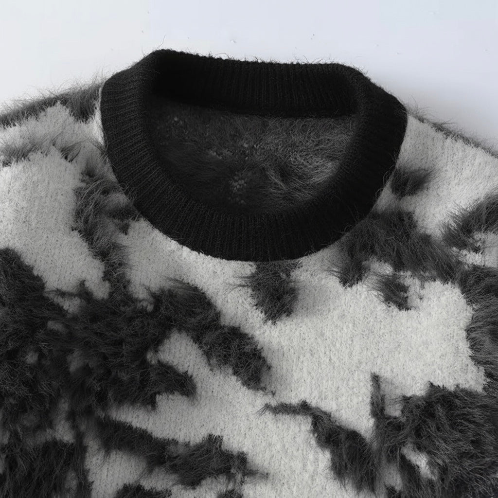 Soft Cashmere-Blend Winter Knit Sweater