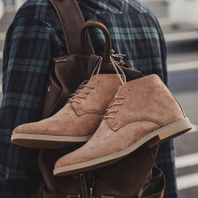 Genuine Cow Suede Boots