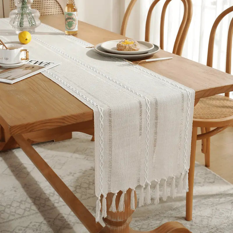 Nordic Jacquard Table Runner