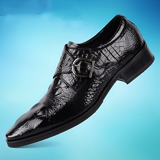 OXFORD Black & Brown Croco