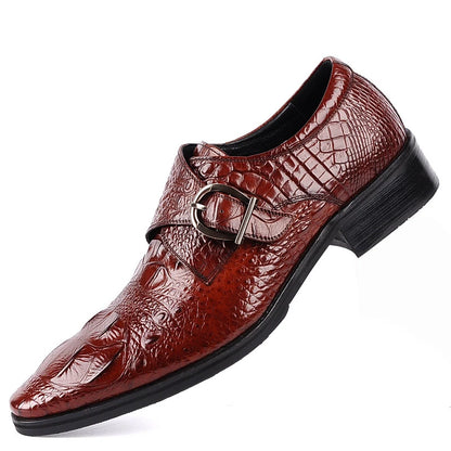 OXFORD Black & Brown Croco