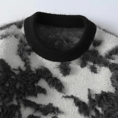 Soft Cashmere-Blend Winter Knit Sweater