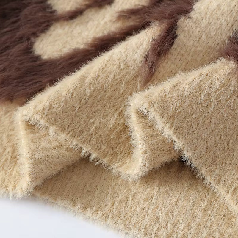 Soft Cashmere-Blend Winter Knit Sweater