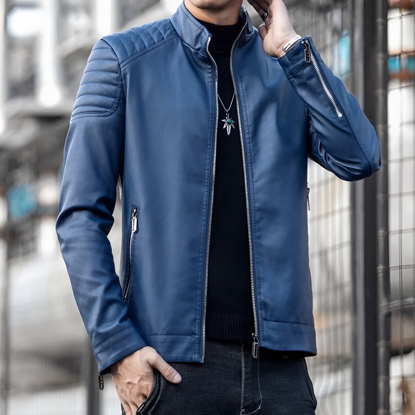 Timeless Leather Men's Jacket