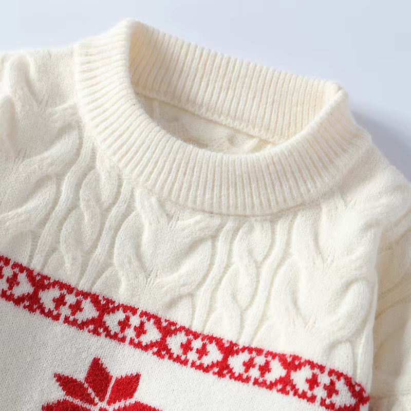 Christmas Reindeers Knit Sweater
