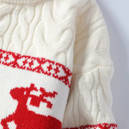 Christmas Reindeers Knit Sweater