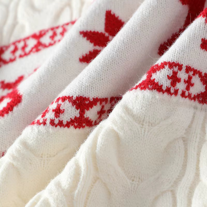 Christmas Reindeers Knit Sweater