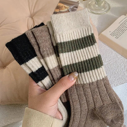 Elegance in Winter Sock Ensemble (Set of 5 pairs)