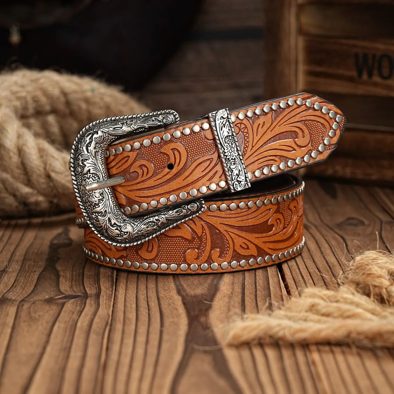 Nashville Western Leather Belt