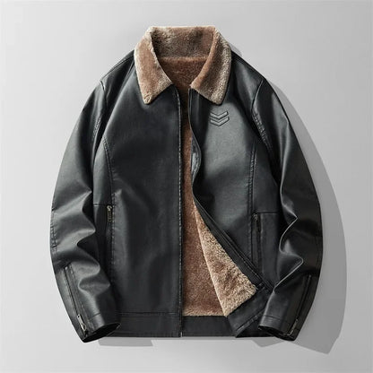 Aviator Luxe Leather Jacket