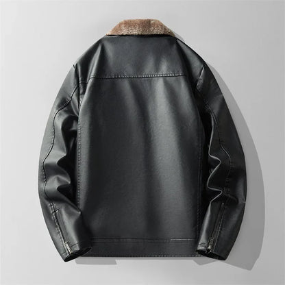 Aviator Luxe Leather Jacket