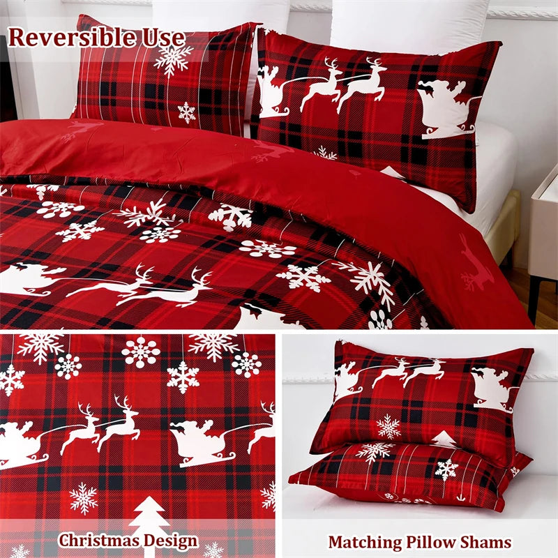 Christmas duvet / pillow covers (3 Pieces set)