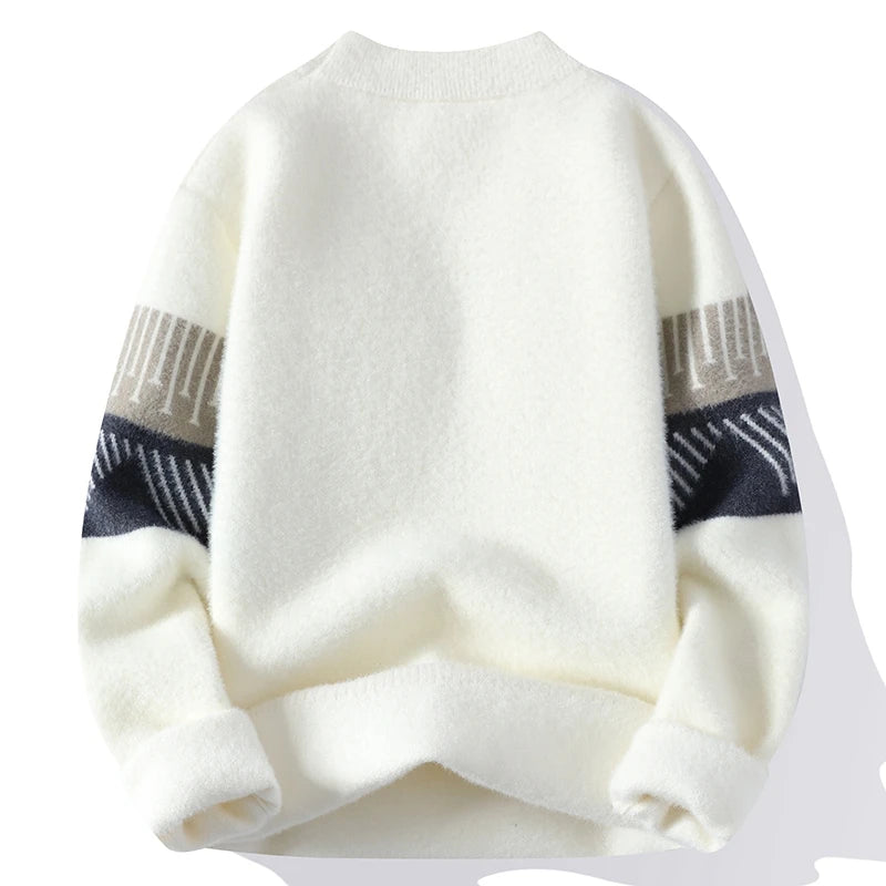 Signature Geometric Knit Sweater