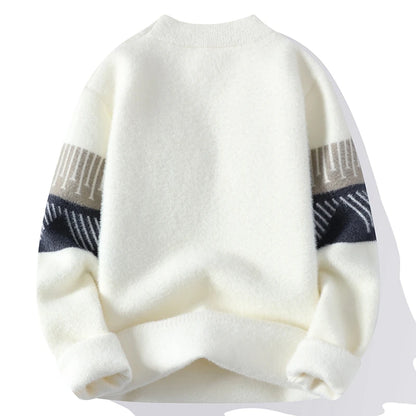 Signature Geometric Knit Sweater