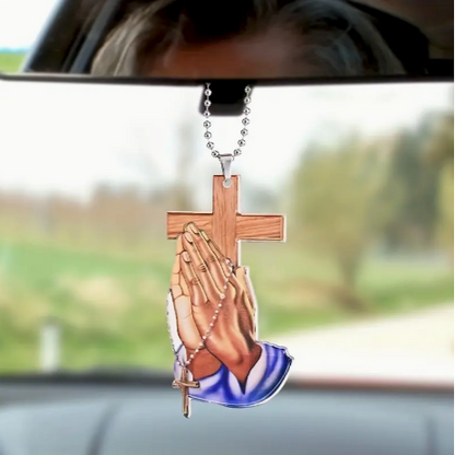 FaithfulDrive Cross car decoration