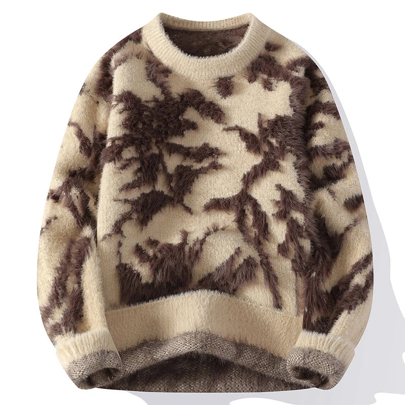 Soft Cashmere-Blend Winter Knit Sweater