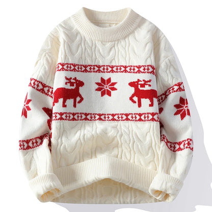 Christmas Reindeers Knit Sweater