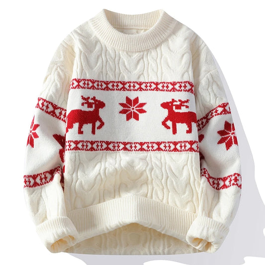 Christmas Reindeers Knit Sweater