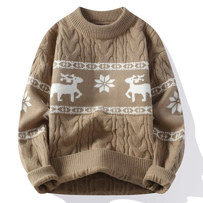 Christmas Reindeers Knit Sweater