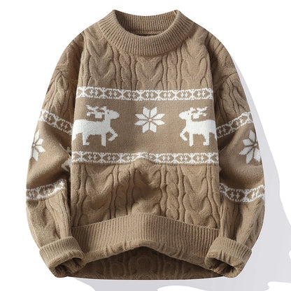 Christmas Reindeers Knit Sweater