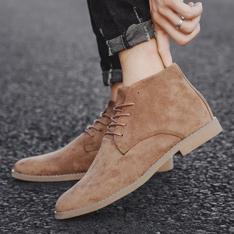 Genuine Cow Suede Boots