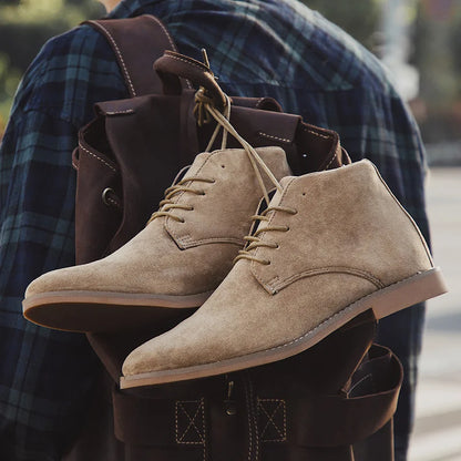 Genuine Cow Suede Boots